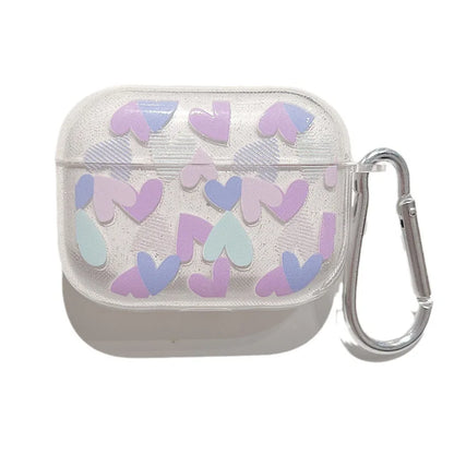 Colorful Heart Glitter Case for AirPods