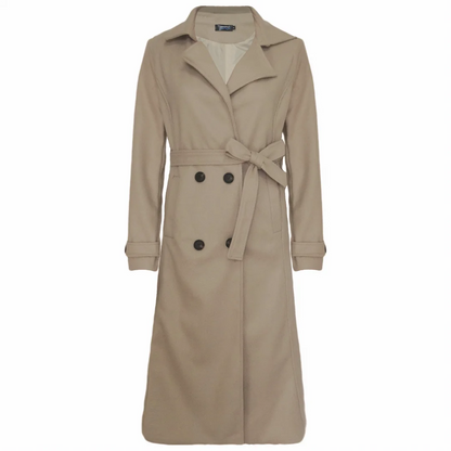 Woolen Long Trench Coat
