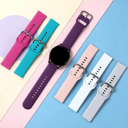 Silicone Watch Band for Amazfit &amp; Samsung