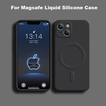 LuxeSilk MagSafe Silicone Case (iPhone Series)