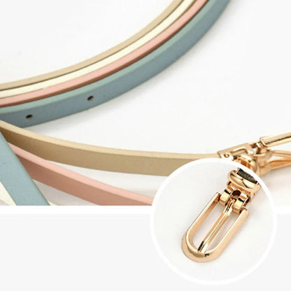 Candy Color Thin Waist Belt