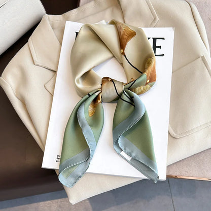 Luxury Silk Print Scarf
