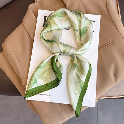 Luxury Silk Print Scarf
