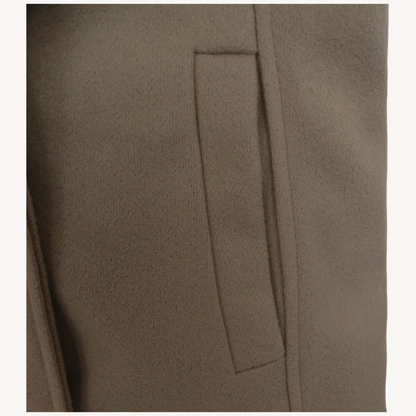 Woolen Long Trench Coat