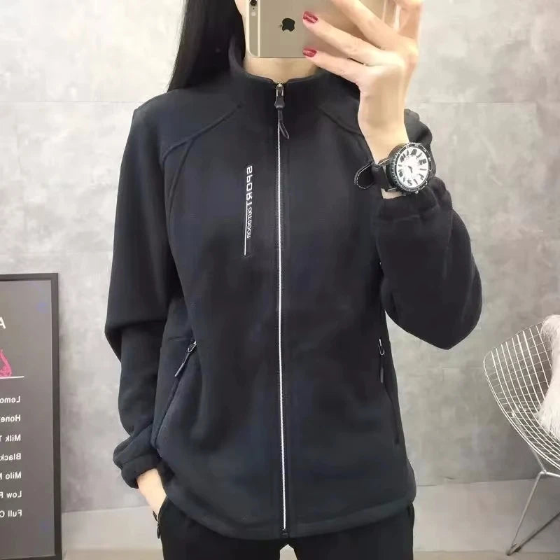 Plus Size Fleece Winter Coat