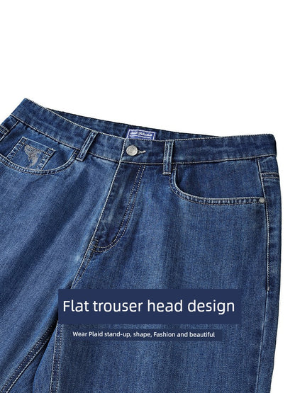 Youth Embroidered Denim Trousers