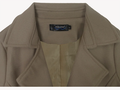 Woolen Long Trench Coat