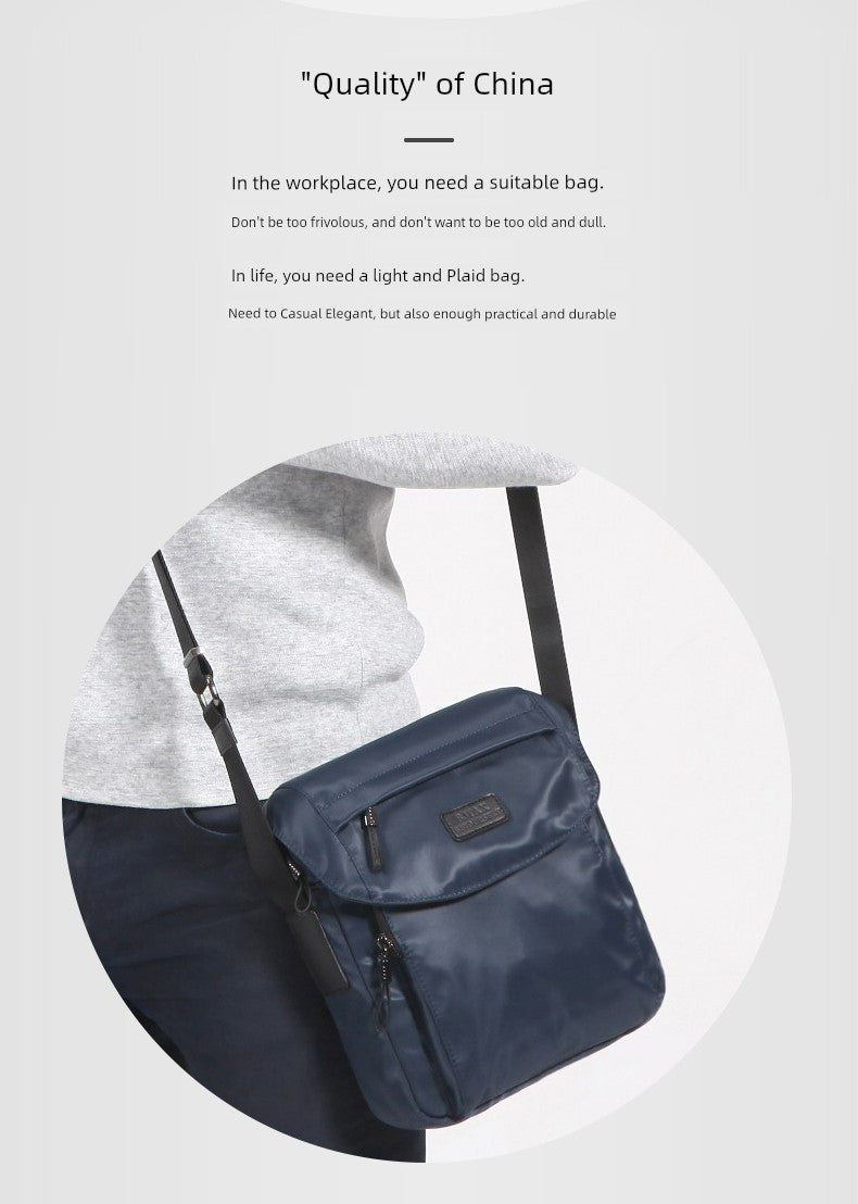 Canvas Grip Crossbody Bag