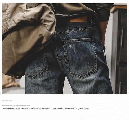 Trendy Fleece-lined Denim Jeans