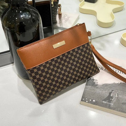Women's Retro Print Clutch Wallet
