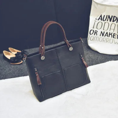 LuxeForm Leather Tote