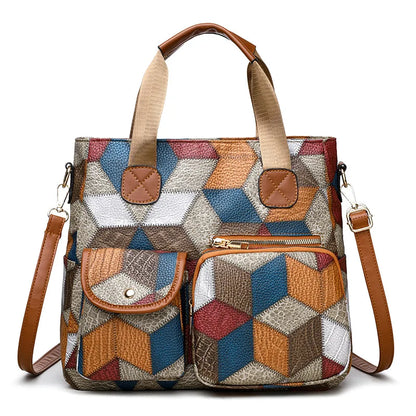 Vintage Leather Shoulder Handbag