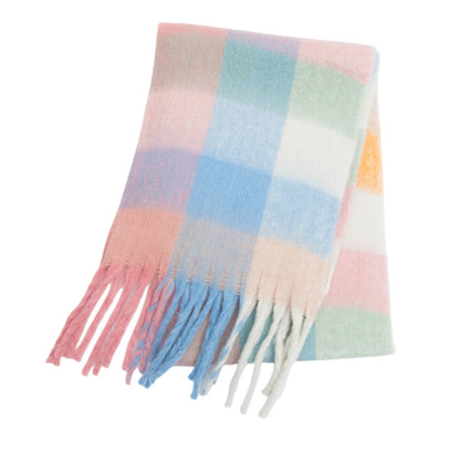 Warm Cashmere Rainbow Scarf