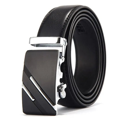 Luxury PU Leather Men's Belt