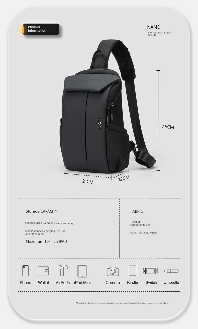 LuxeGuard Urban Crossbody Bag