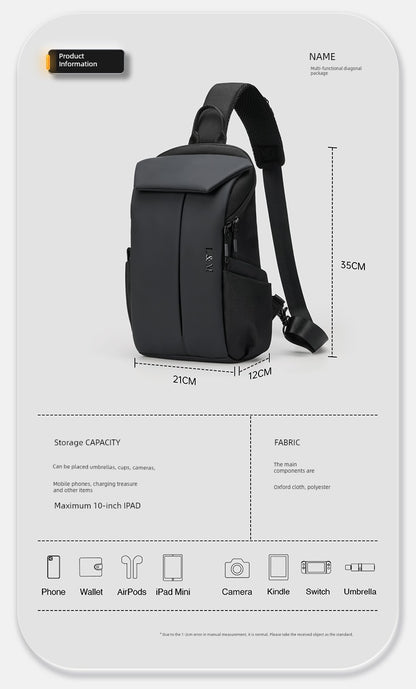 LuxeGuard Urban Crossbody Bag