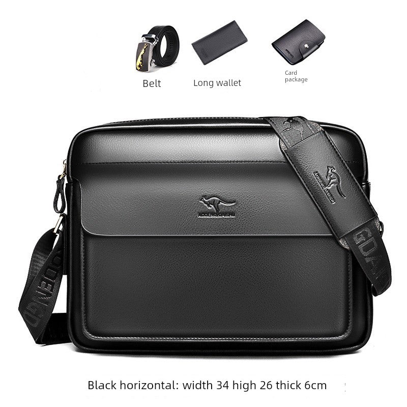 UrbanEdge Leather Sling Pack