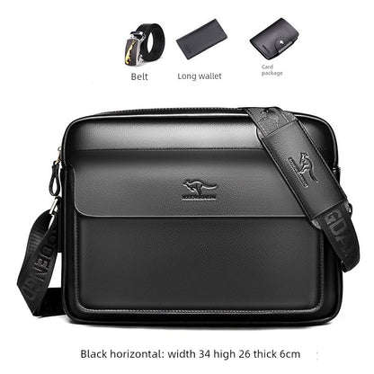UrbanEdge Leather Sling Pack