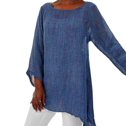 Women’s Oversized Linen Tunic Top