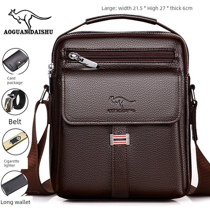 Legacy Leather Crossbody Briefcase