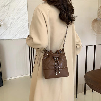 Car Sewing Bucket Shoulder Bag