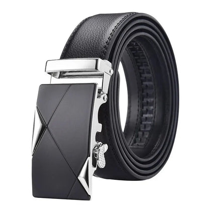 Luxury PU Leather Men's Belt