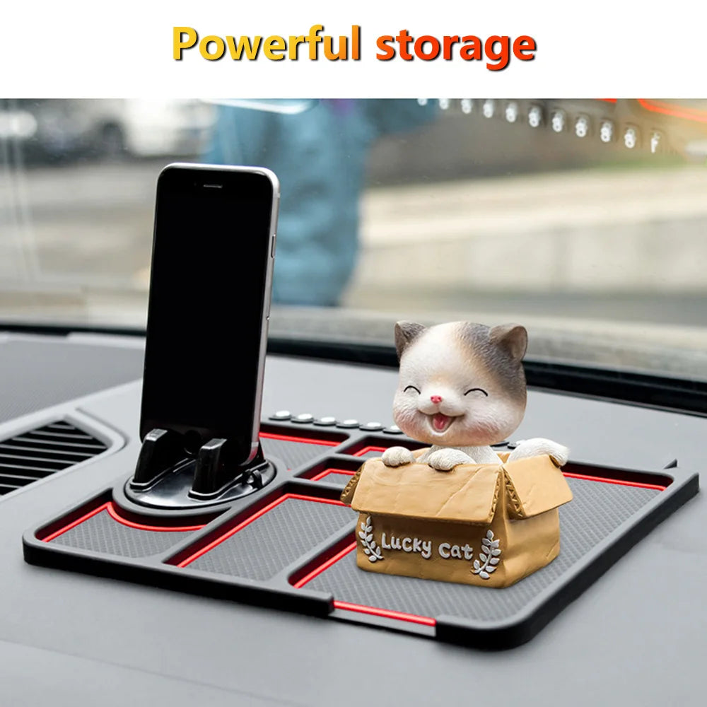 Silicone Car Mat Phone Holder