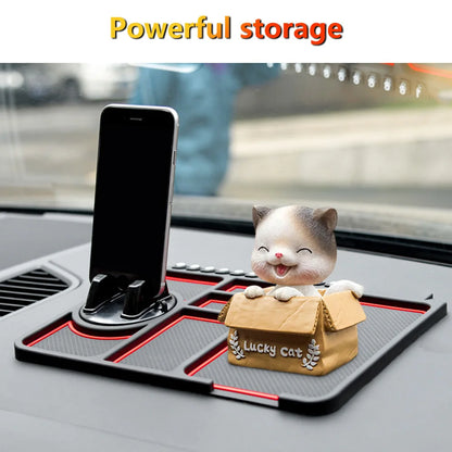Silicone Car Mat Phone Holder