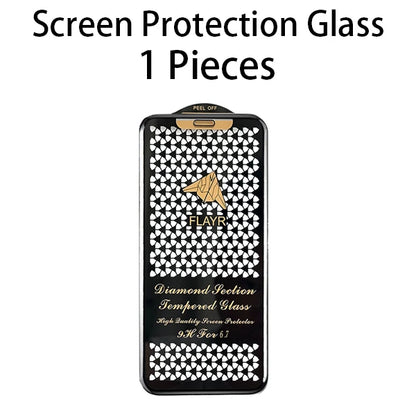 Cut Edge Luxury Tempered Glass Screen Protector for iPhone 11-16 Pro Max