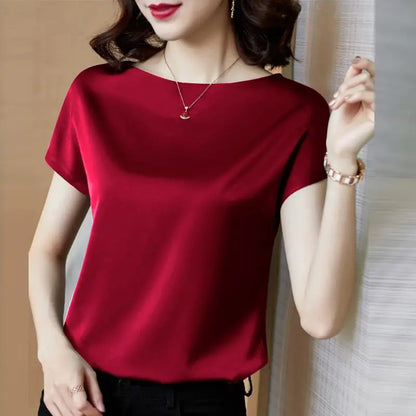 ZANZEA Elegant Satin Blouse