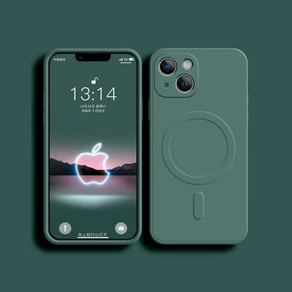 LuxeSilk MagSafe Silicone Case (iPhone Series)