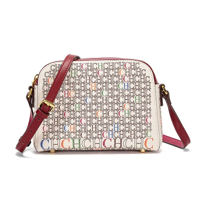 Classic Print PVC Shoulder Bag