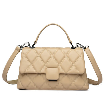 Trendy Women's Soft Leather Shoulder Bag