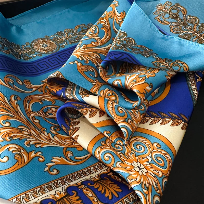Luxury Silk Print Scarf