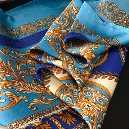 Luxury Silk Print Scarf