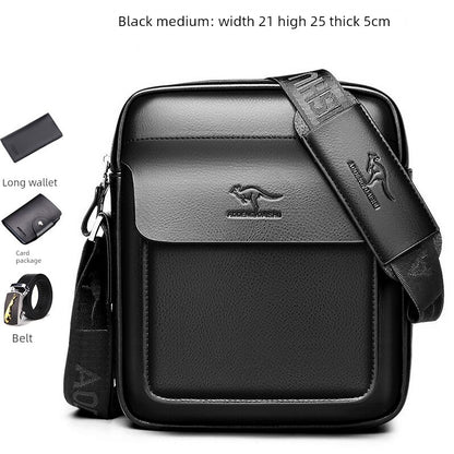 UrbanEdge Leather Sling Pack