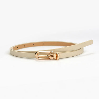 Candy Color Thin Waist Belt