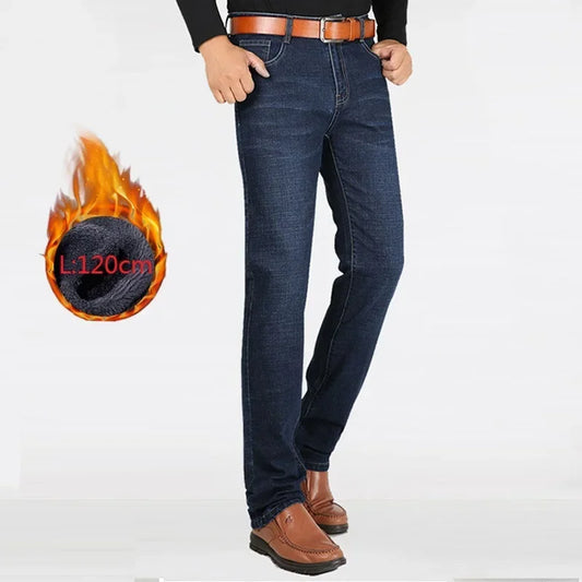 2024 Men's Winter Fleece Jeans
