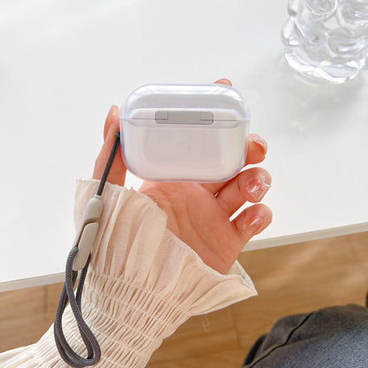 Clear AirPods Case with Lanyard Strap