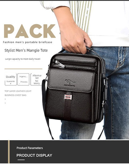 Legacy Leather Crossbody Briefcase
