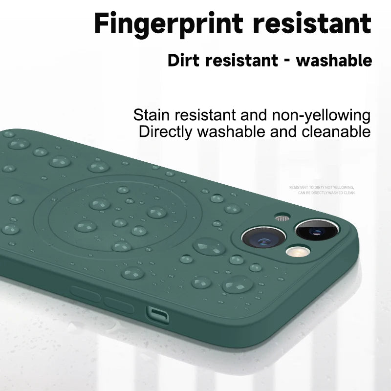 LuxeSilk MagSafe Silicone Case (iPhone Series)