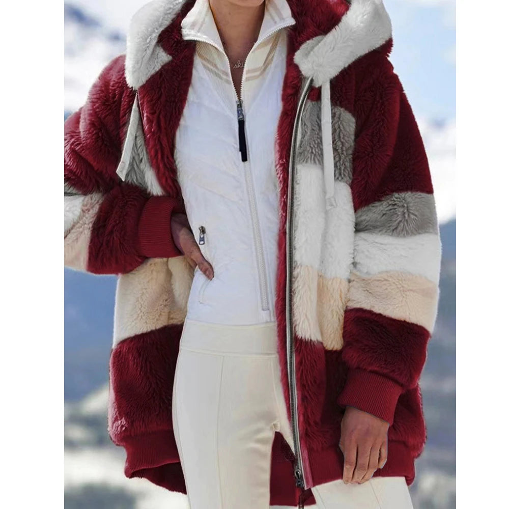 Hooded Winter Cashmere Coat