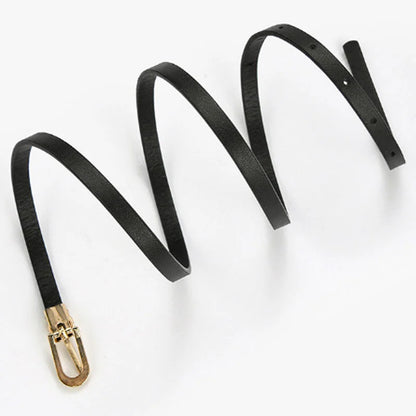 Candy Color Thin Waist Belt