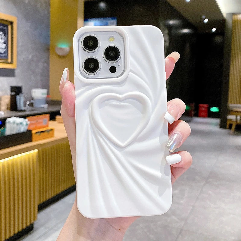 3D Love Heart iPhone Case