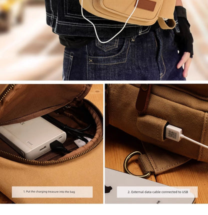 Canvas Urban Sling Bag
