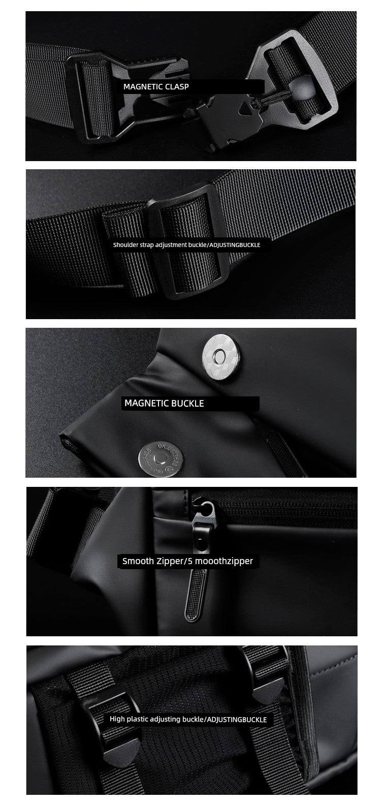 RideFlex Crossbody Gear Bag