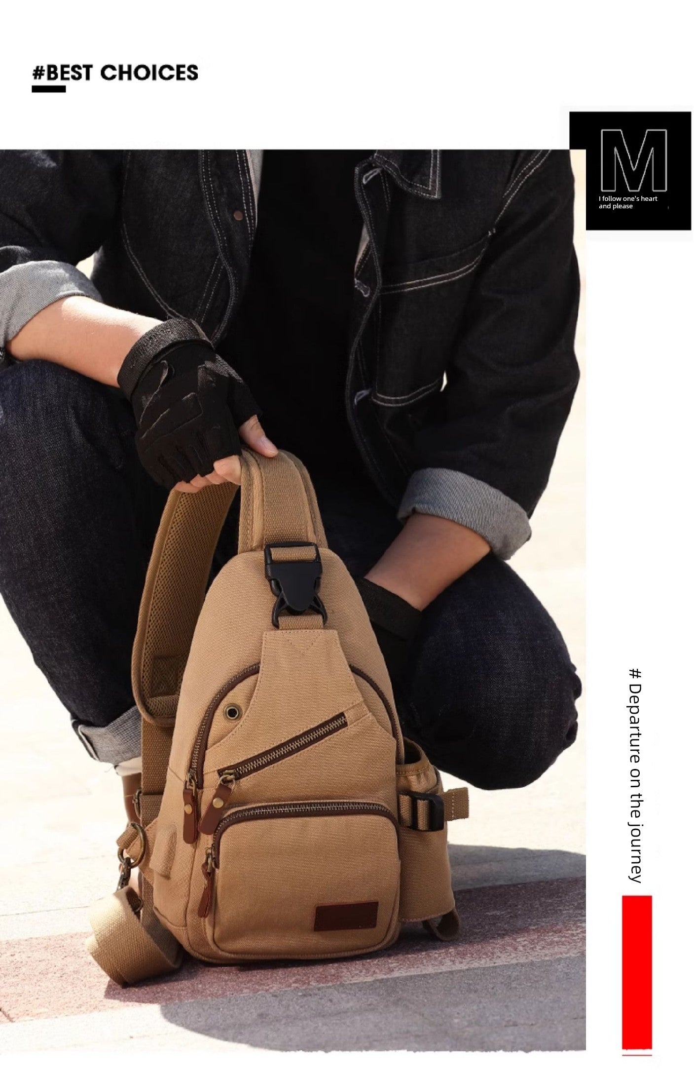 Canvas Urban Sling Bag
