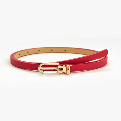 Candy Color Thin Waist Belt
