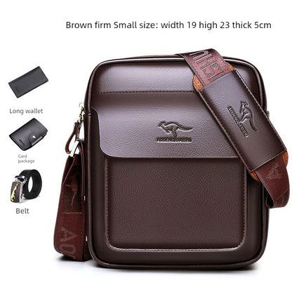 UrbanEdge Leather Sling Pack