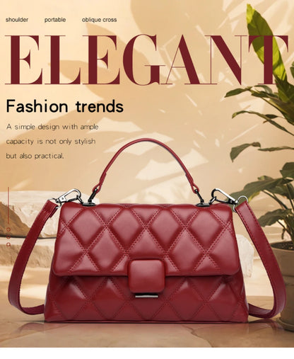 Trendy Women's Soft Leather Shoulder Bag